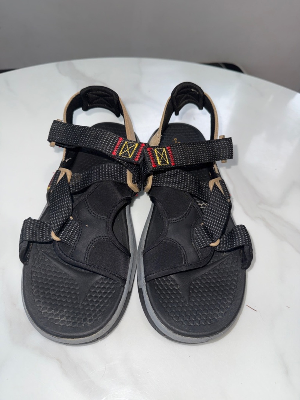 Ozark trail Black and Tan Outdoor Sport Sandals - Picture 3 of 10